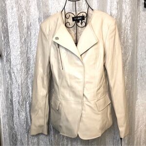 DKNY vegan leather jacket